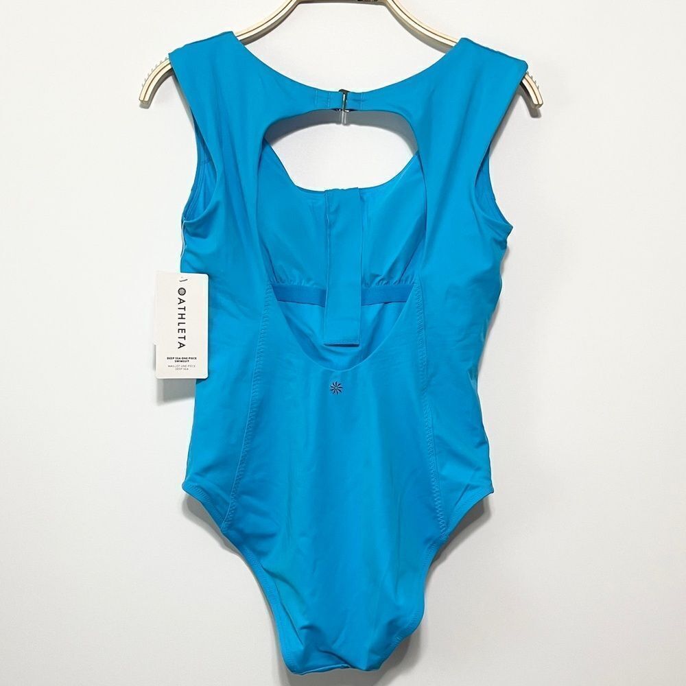 Athleta Deep Sea One Piece Swimsuit Size M - Picture 4 of 4
